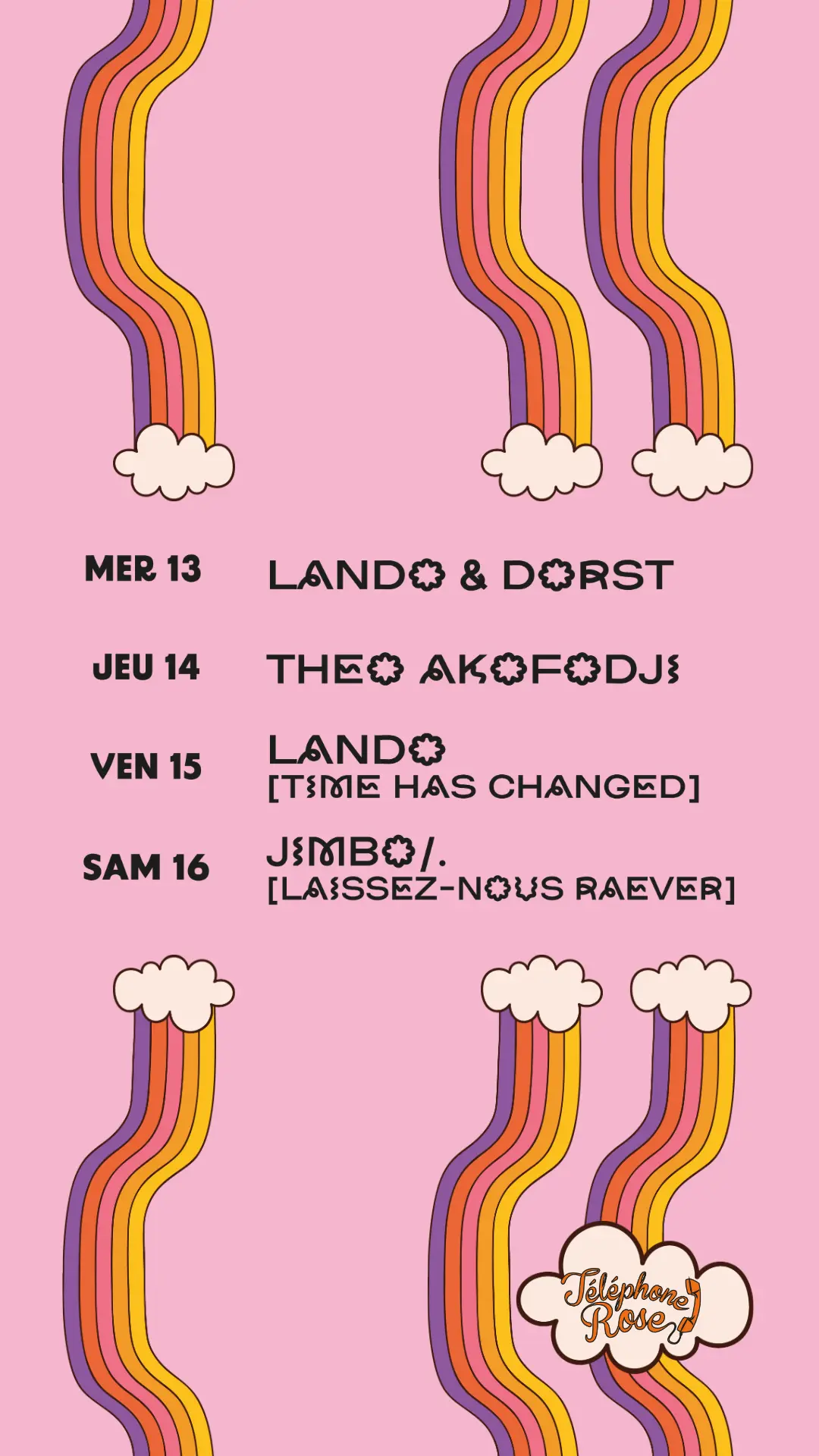 13, 14, 15 et 16 Mai