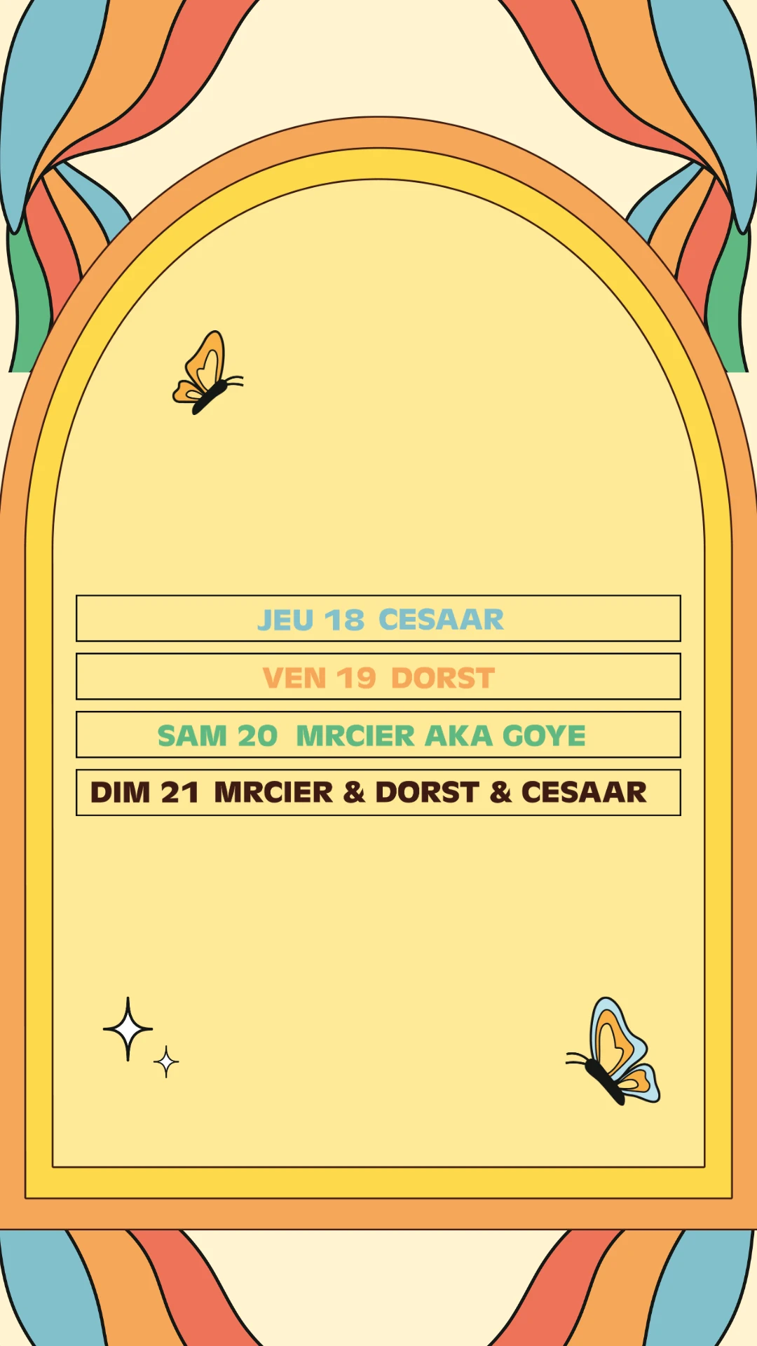 18, 19, 20 et 21 Juin