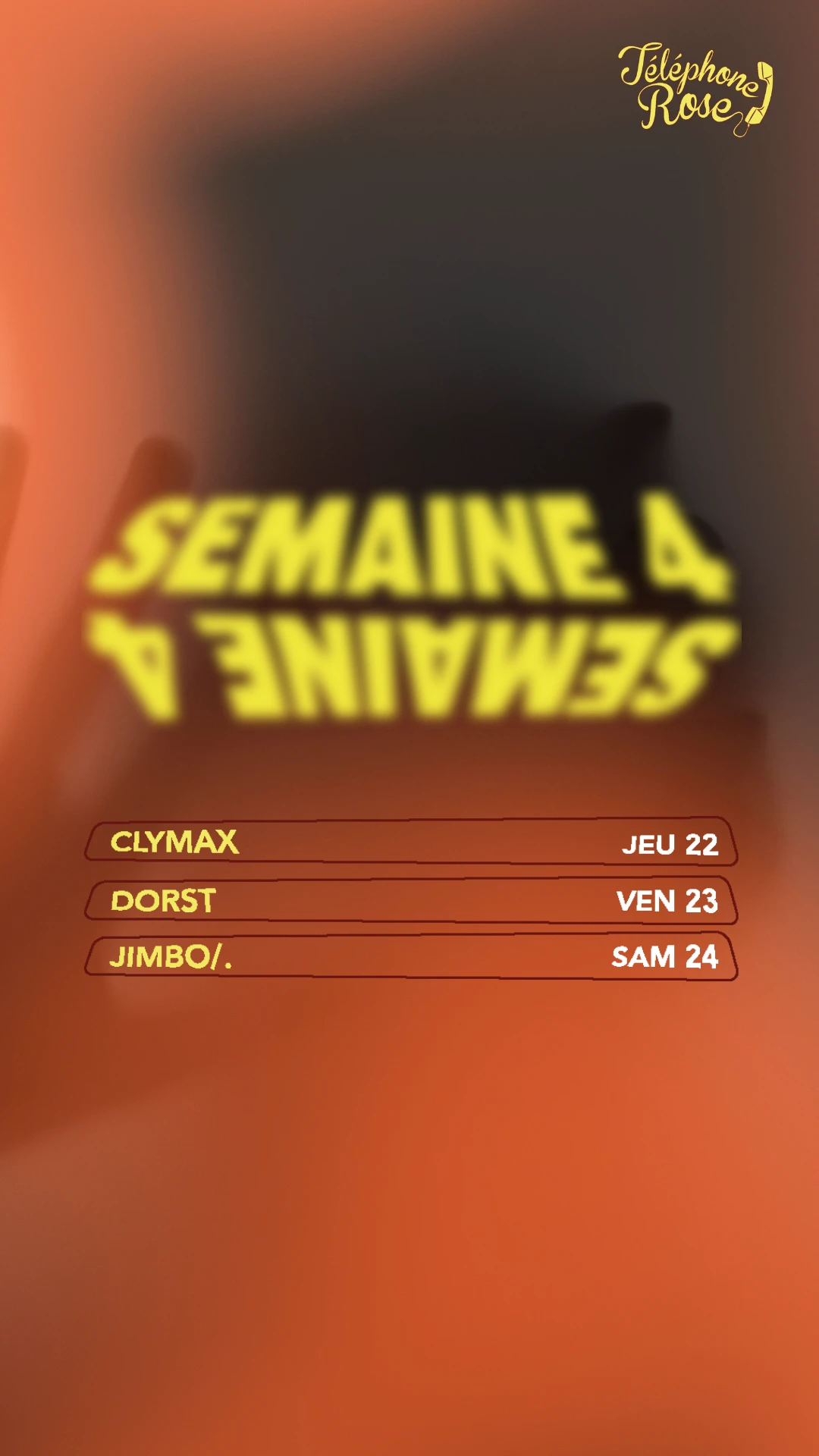 22, 23 et 24 Octobre